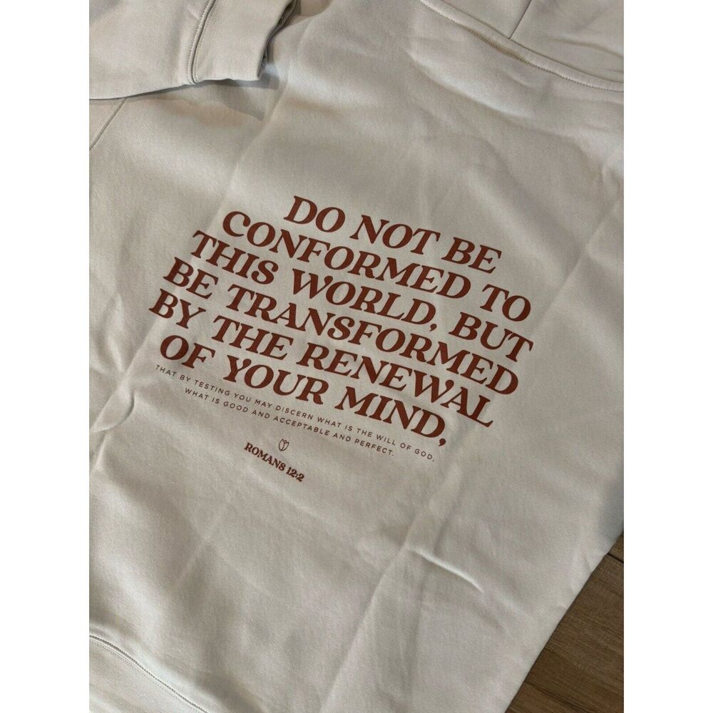 Christian Religious Faith Hoodie Hooded Sweatshirt Mens Women’s S Small Graphic - Picture 3 of 4